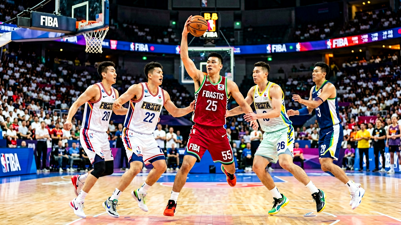 FIBA国际篮球赛事精彩瞬间